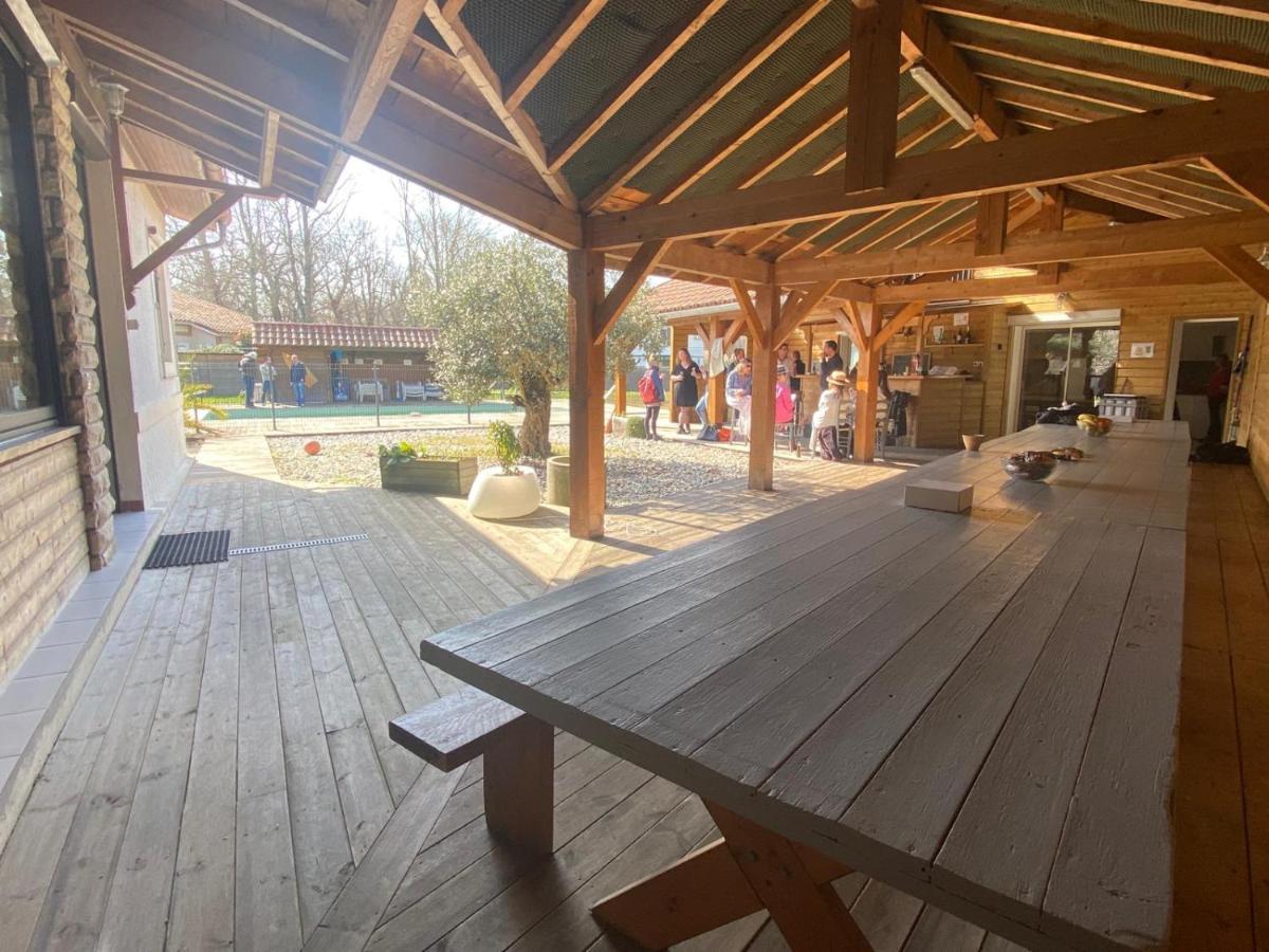 Ensemble De 3 Villas Avec Piscine Chauffee, Esprit Detente Сангине Экстерьер фото